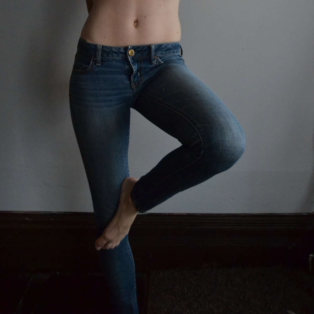 SOLD American Eagle Jeggings 0 Long! - Picture 1 of 5